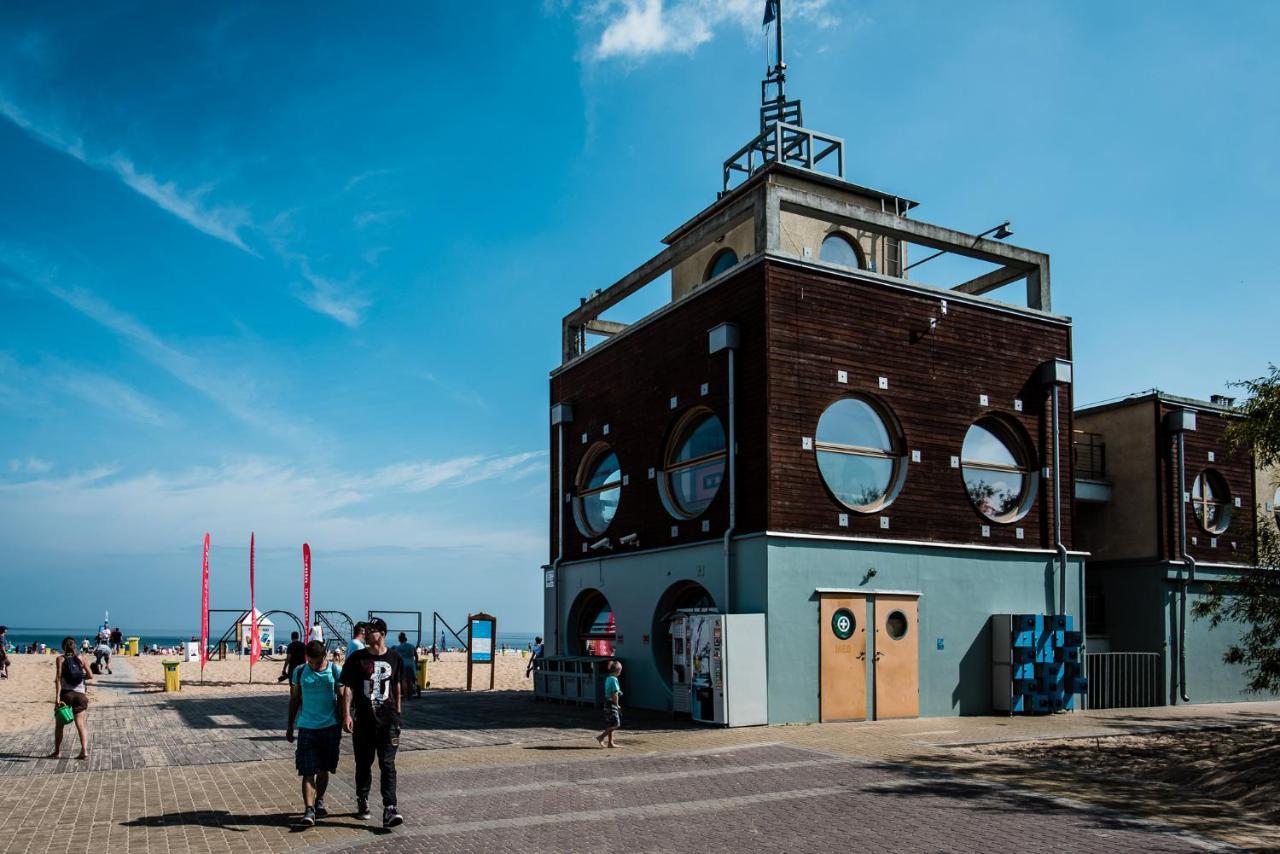 Apartament Gdansk Stogi Plaza Eksteriør bilde